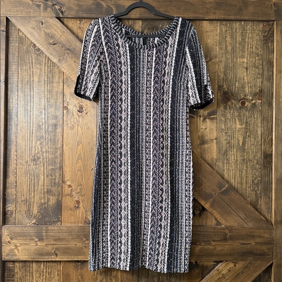 ST JOHN Wool Blend Tweed Cardigan & Dress Set - Picture 8 of 16